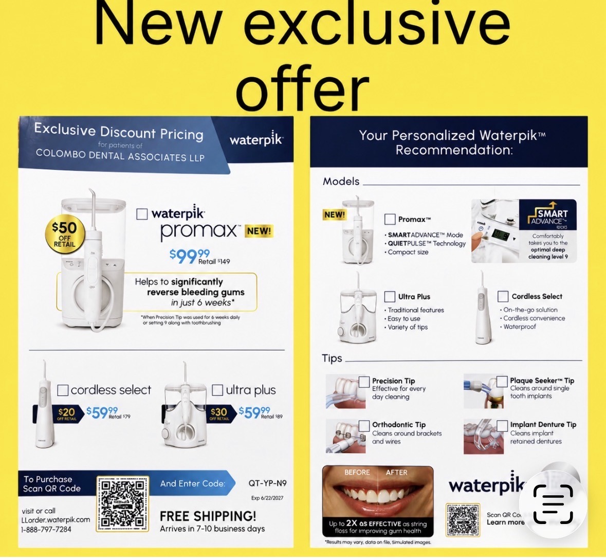 Colombo Dental Associates, LLP Special Offer